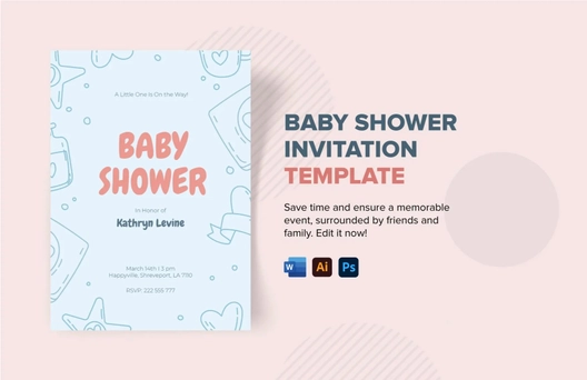 Baby Shower Invitation Template