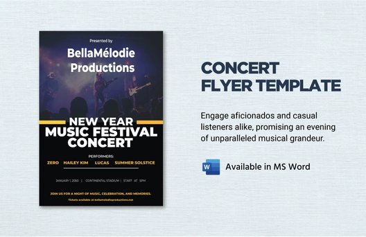 Concert Flyer Template