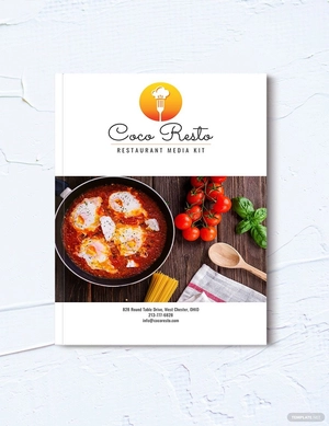 Restaurant Business Media Kit Template