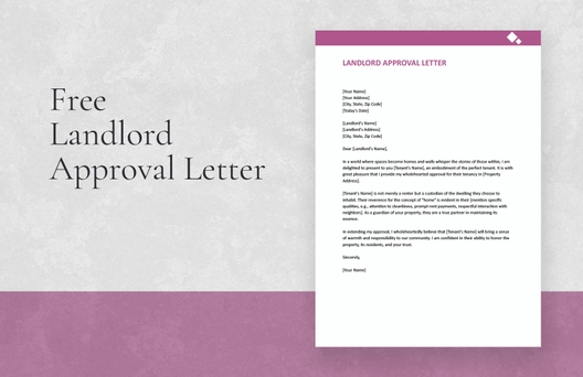Landlord Approval Letter