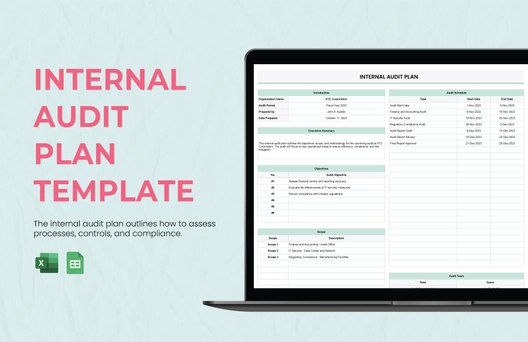 Internal Audit Plan Template