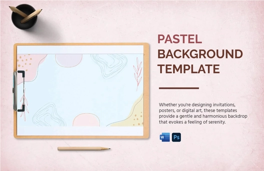 Pastel Background Template
