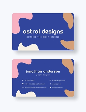 Graphic Design Business Card Template