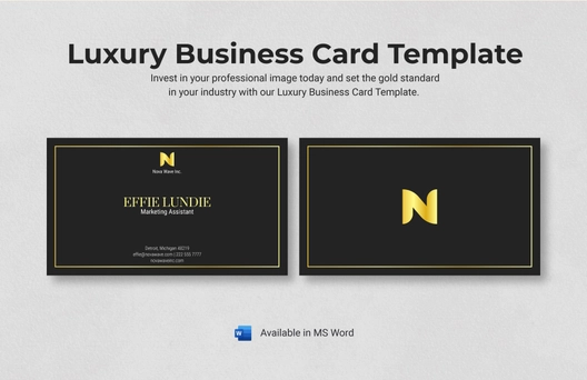 Luxury Business Card Template