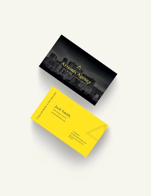 Commercial Property Management Business Card Template