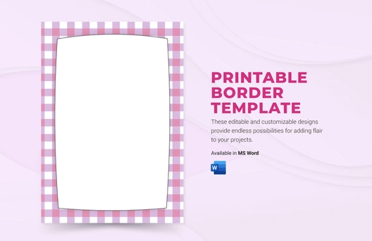 Printable Border Template Printable Border Template