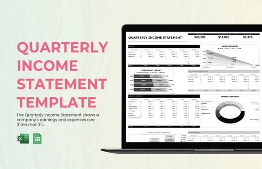 Quarterly Income Statement Template