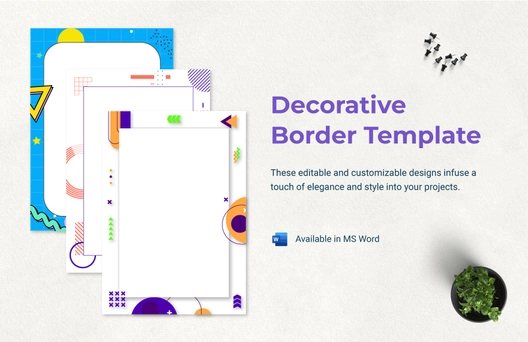 Decorative Border Template Decorative Border Template