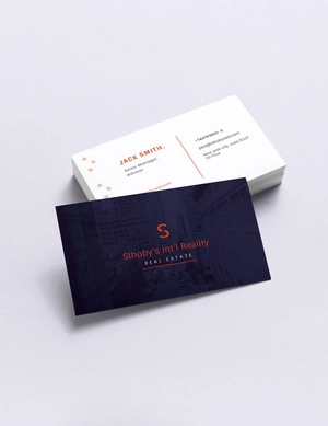 Residential Real Estate Business Card Template