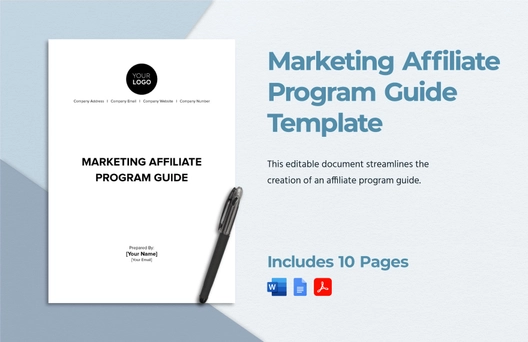 Marketing Affiliate Program Guide Template Marketing Affiliate Program Guide Template
