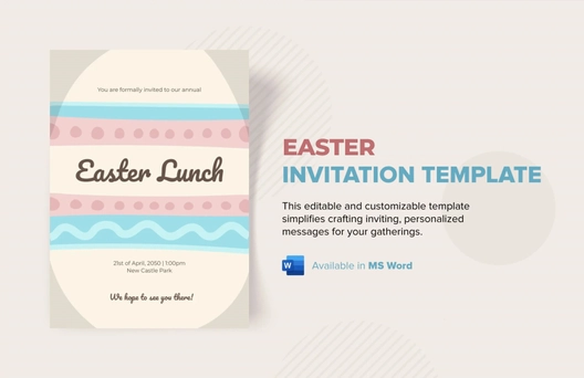 Easter Invitation Template