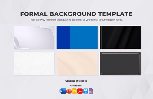 Formal Background Template