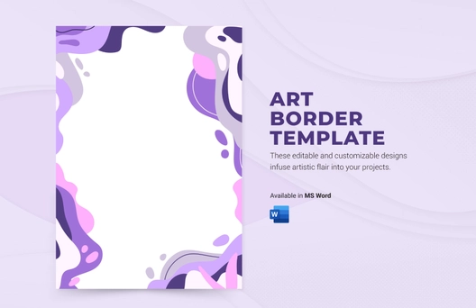 Art Border Template