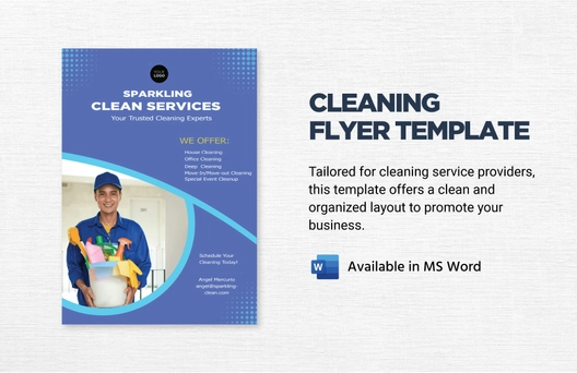 Cleaning Flyer Template