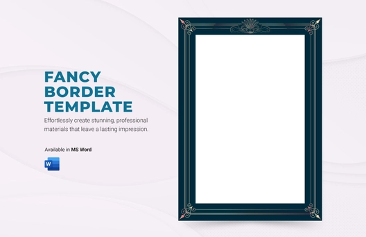 Fancy Border Template