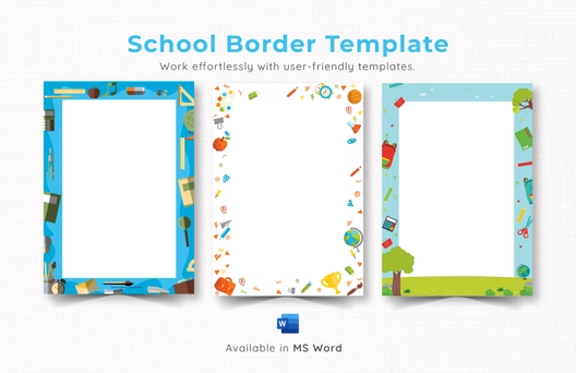 School Border Template School Border Template
