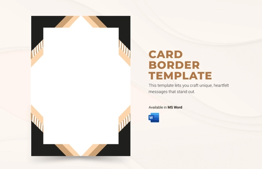 Card Border Template