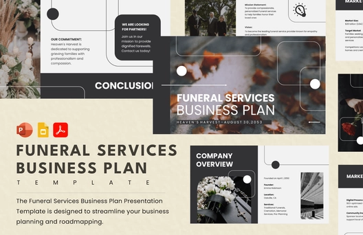 Funeral Services Business Plan Template Funeral Services Business Plan Template