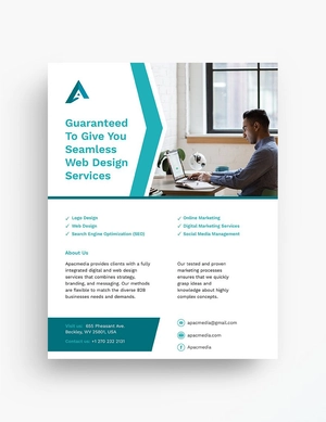 Website Designer Flyer Template