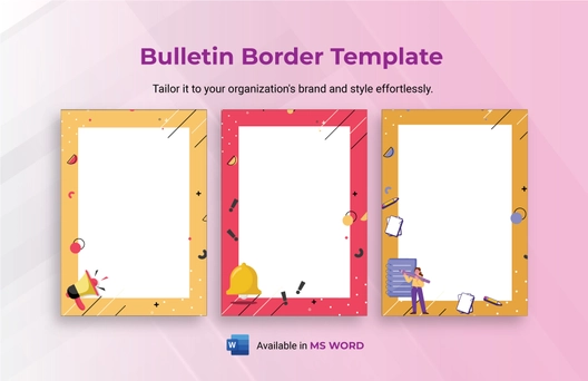 Bulletin Border Template Bulletin Border Template