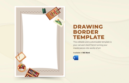 Drawing Border Template