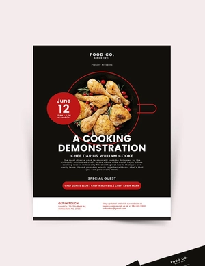 Cooking Flyer Template