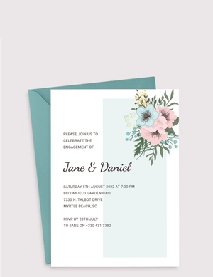 Engagement Ceremony Invitation Template