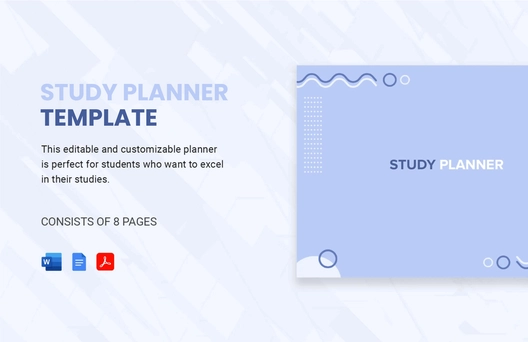 Study Planner Template