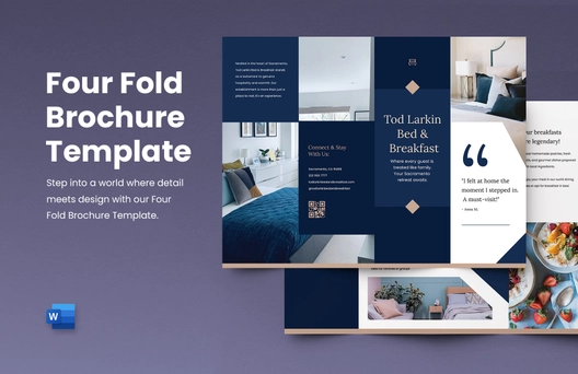 Four Fold Brochure Template