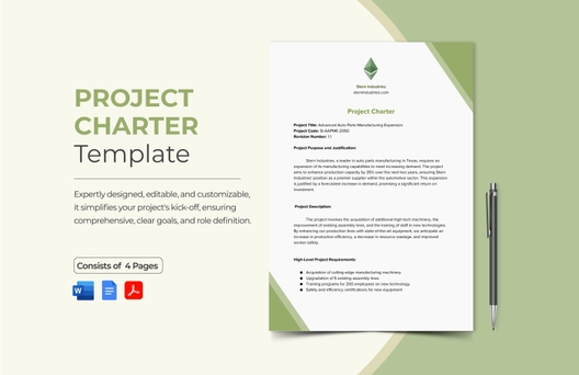Project Charter Template