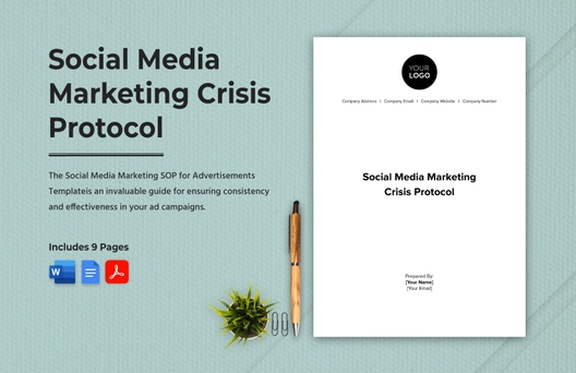 Social Media Marketing Crisis Protocol Template