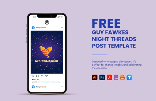 Guy Fawkes Night Threads Post Template