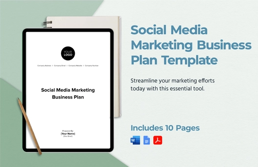 Social Media Marketing Business Plan Template