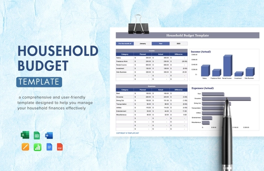 Household Budget Template