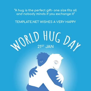 World Hug Day Instagram Post Template