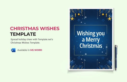Christmas Wishes Template Christmas Wishes Template