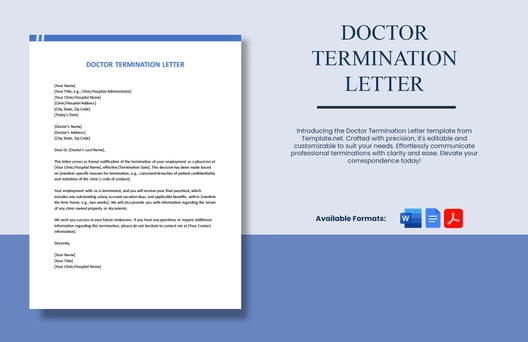 Doctor Termination Letter