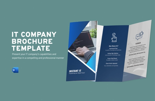 IT Company Brochure Template
