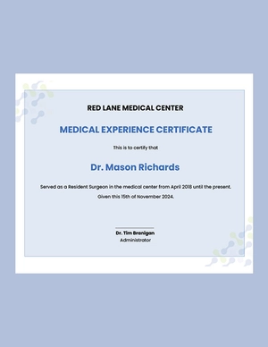 Medical Certificate Template For Sick Leave