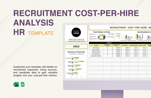 Recruitment Cost-per-Hire Analysis HR Template