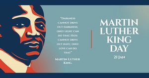 Martin Luther King Day Facebook Post Template