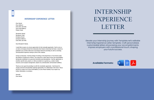 Internship Experience Letter Internship Experience Letter
