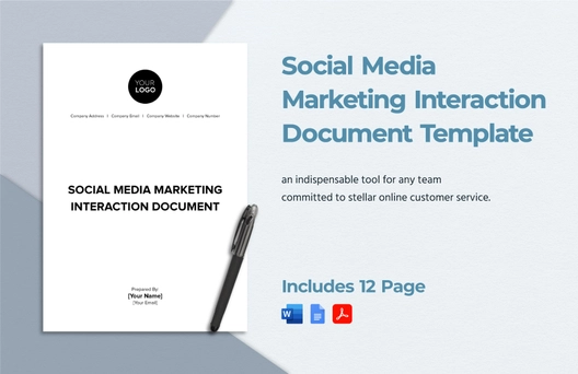 Social Media Marketing Interaction Document Template