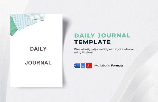 Daily Journal Template