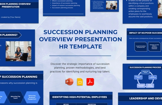 Succession Planning Overview Presentation HR Template Succession Planning Overview Presentation HR Template
