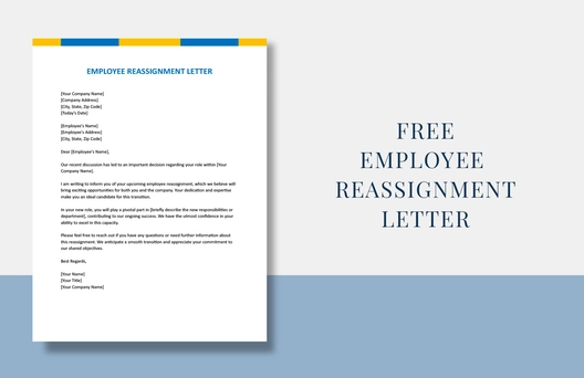 Employee Reassignment Letter