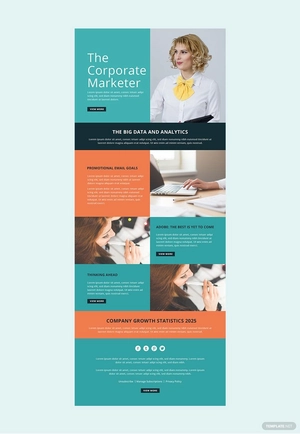 Marketing Email Newsletter Template