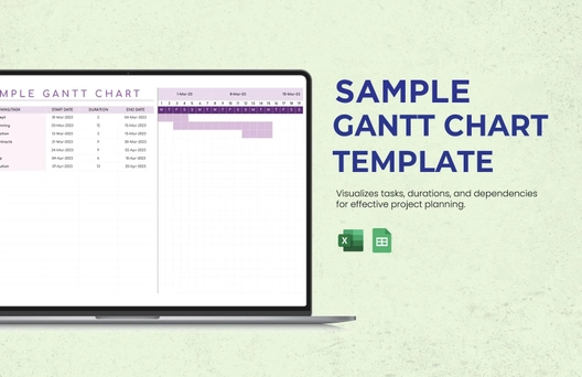 Sample Gantt Chart Template