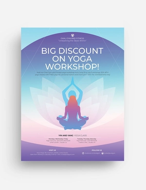 Yoga Workshop Flyer Template