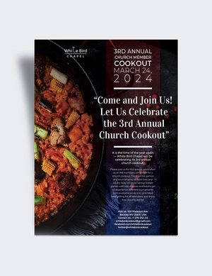 Church Cookout Flyer Template